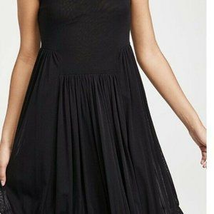 New w/ tags Vince Black Gathered Camisole Maxi Dress Size Large. $265